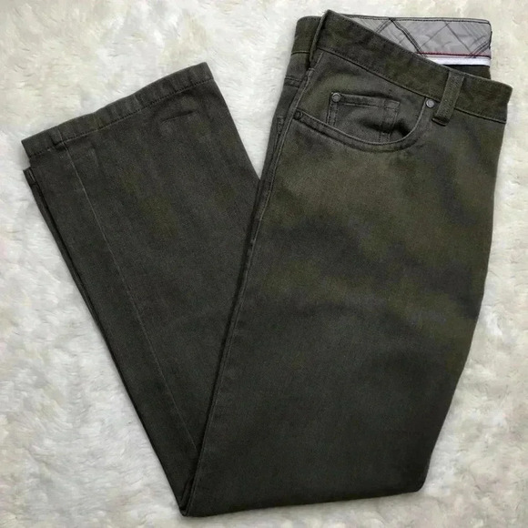 Kenneth Cole Reaction  Olive Dress Pants Size 34 - Picture 1 of 16